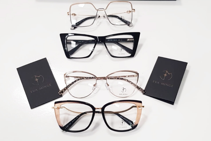 Eva Minge kolekcja okulary korekcyjne i przeciwsłoneczne